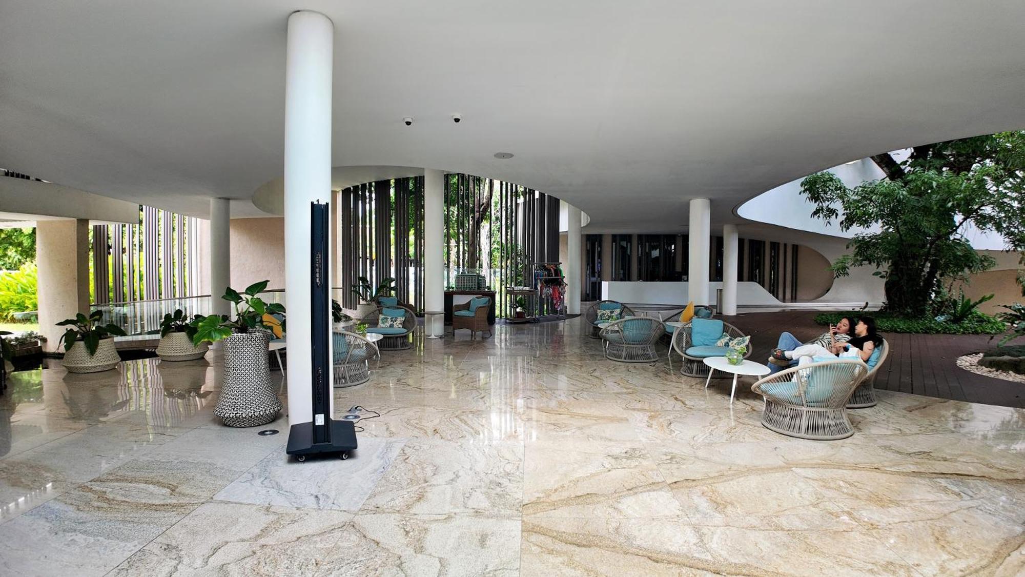Dominiks Quite And Elegant Studio Ocean View Pool At Tambuli Resort High Floor Lapu-Lapu City Exterior foto