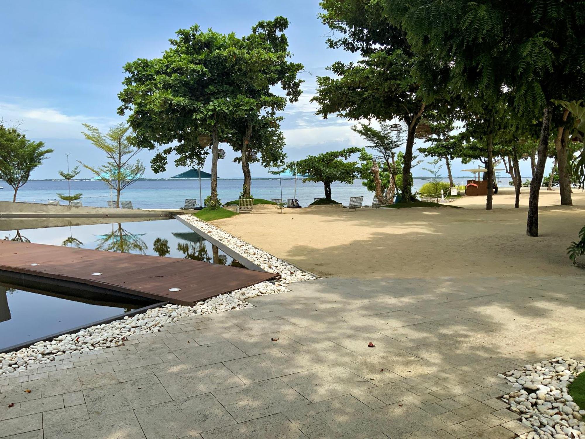 Dominiks Quite And Elegant Studio Ocean View Pool At Tambuli Resort High Floor Lapu-Lapu City Exterior foto