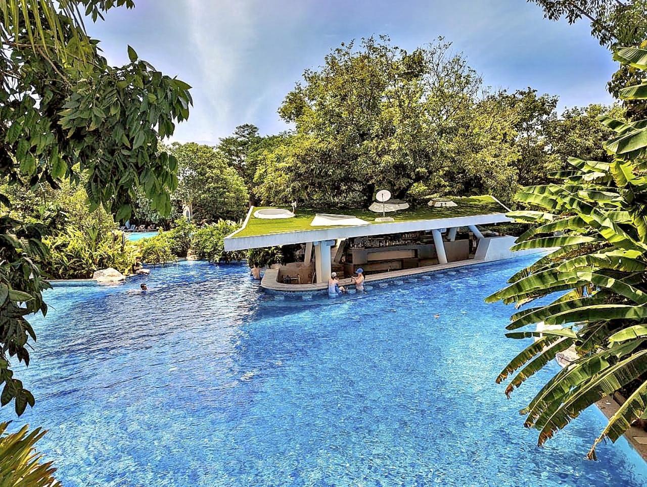 Dominiks Quite And Elegant Studio Ocean View Pool At Tambuli Resort High Floor Lapu-Lapu City Exterior foto